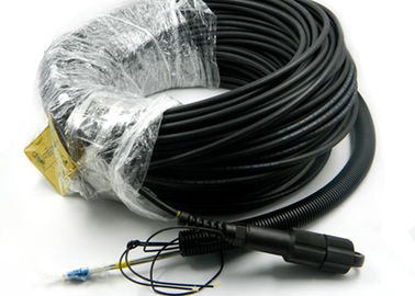 El conector al aire libre de PDLC, impermeabiliza el cable de fribra óptica del solo modo de 2 bases