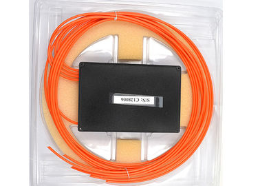 El divisor del PLC de FBT 1x4, ABS encajona el divisor de haz de la fibra óptica sin el conector